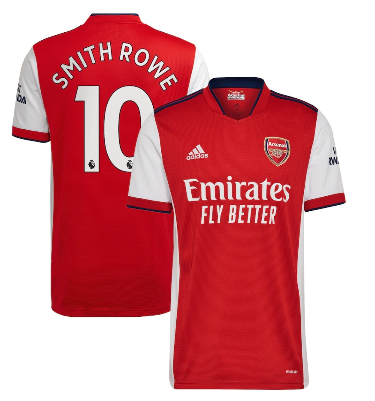 21-22阿仙奴主場球迷版球衣