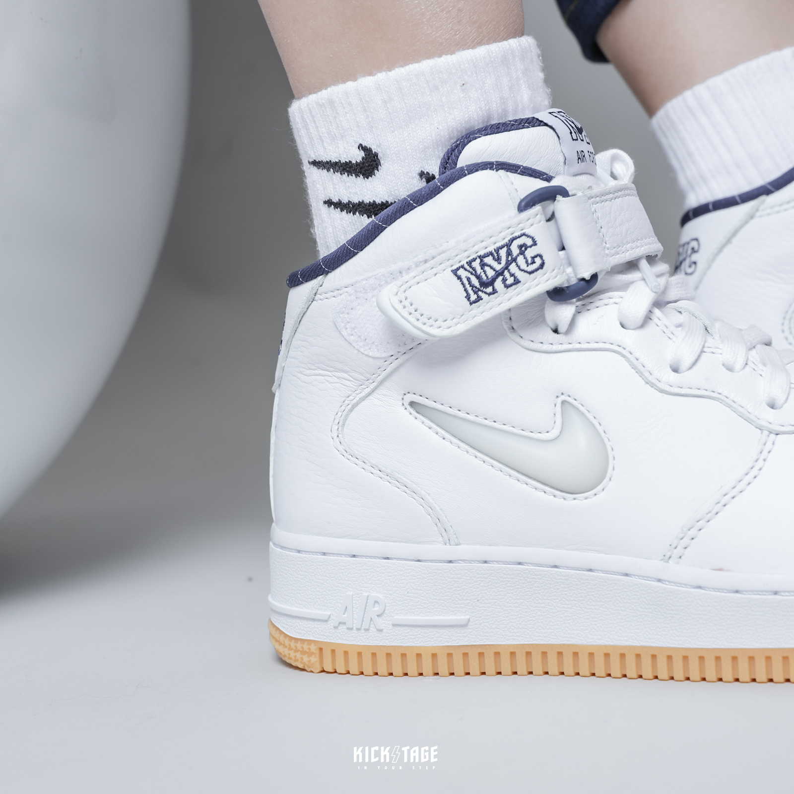 Nike Air Force 1 Mid QS Jewel NYC White 全白中筒DH5622-100