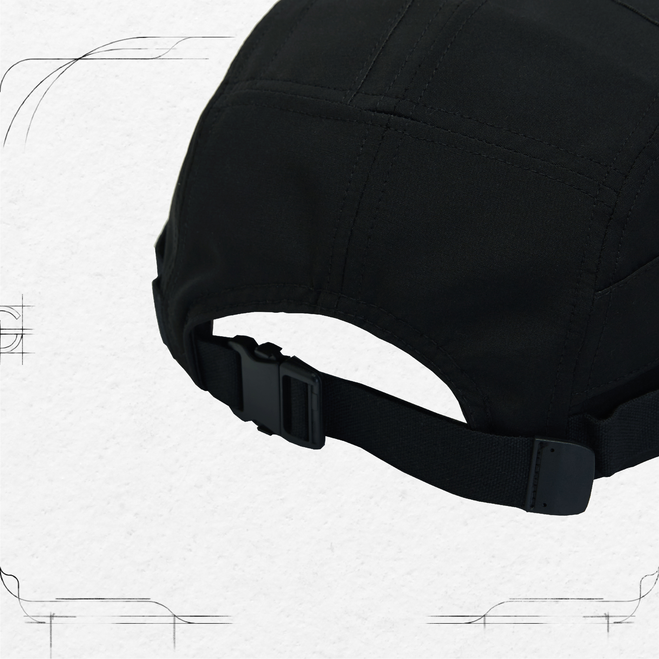 帽子 goopimade \"G-R1M\" - Patch Camp Cap G-R1M”- Patch Camp Cap - Black