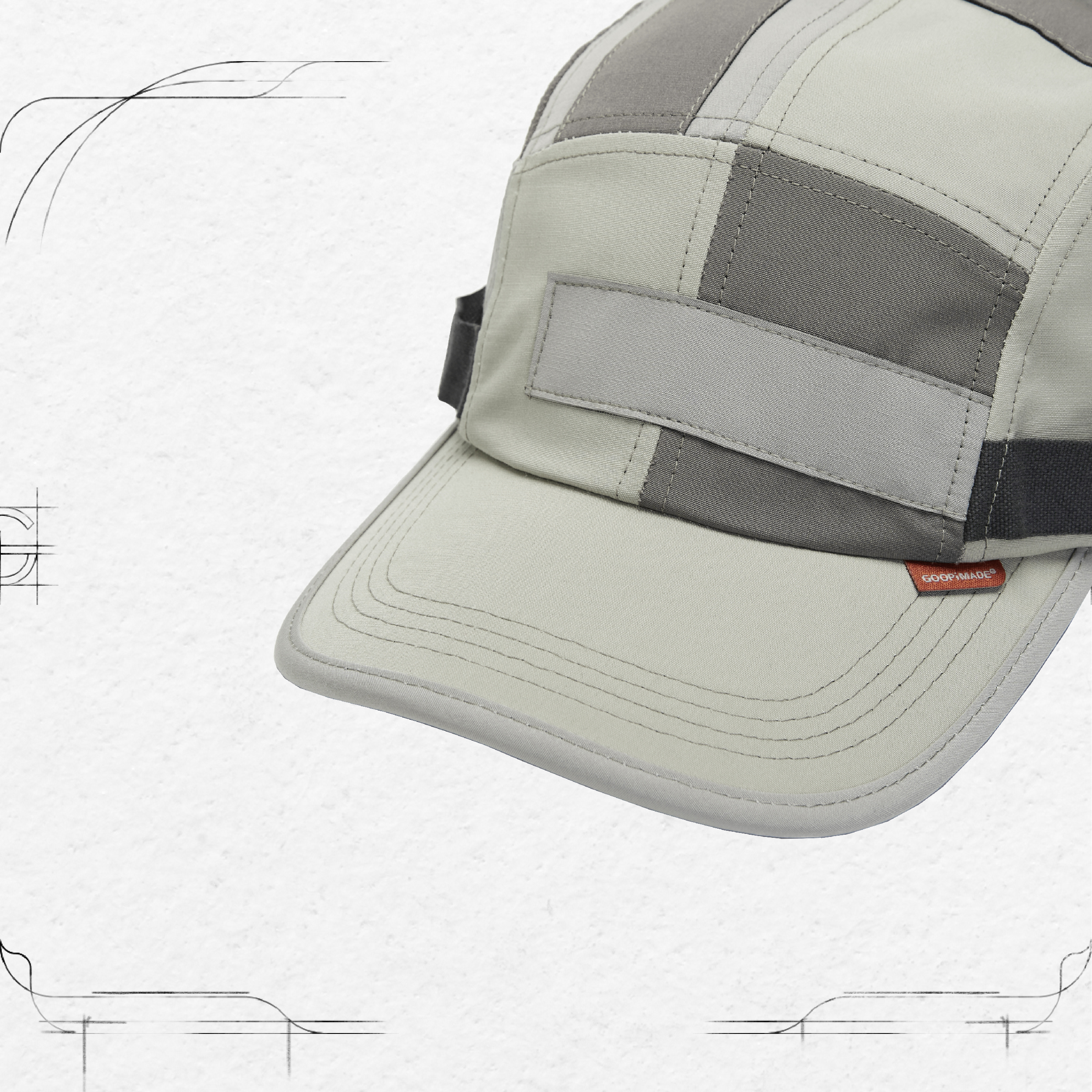 帽子 goopimade \"G-R1M\" - Patch Camp Cap G-R1M”- Patch Camp Cap - Black