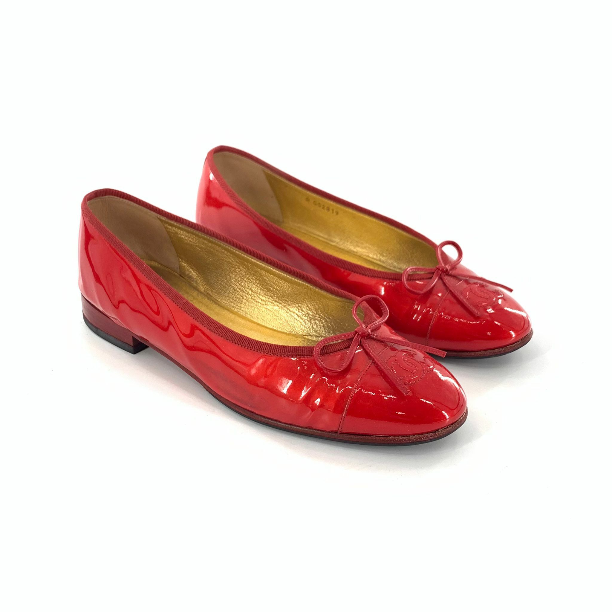 CHANEL PRE-OWNED BALLERINA FLAT G02819