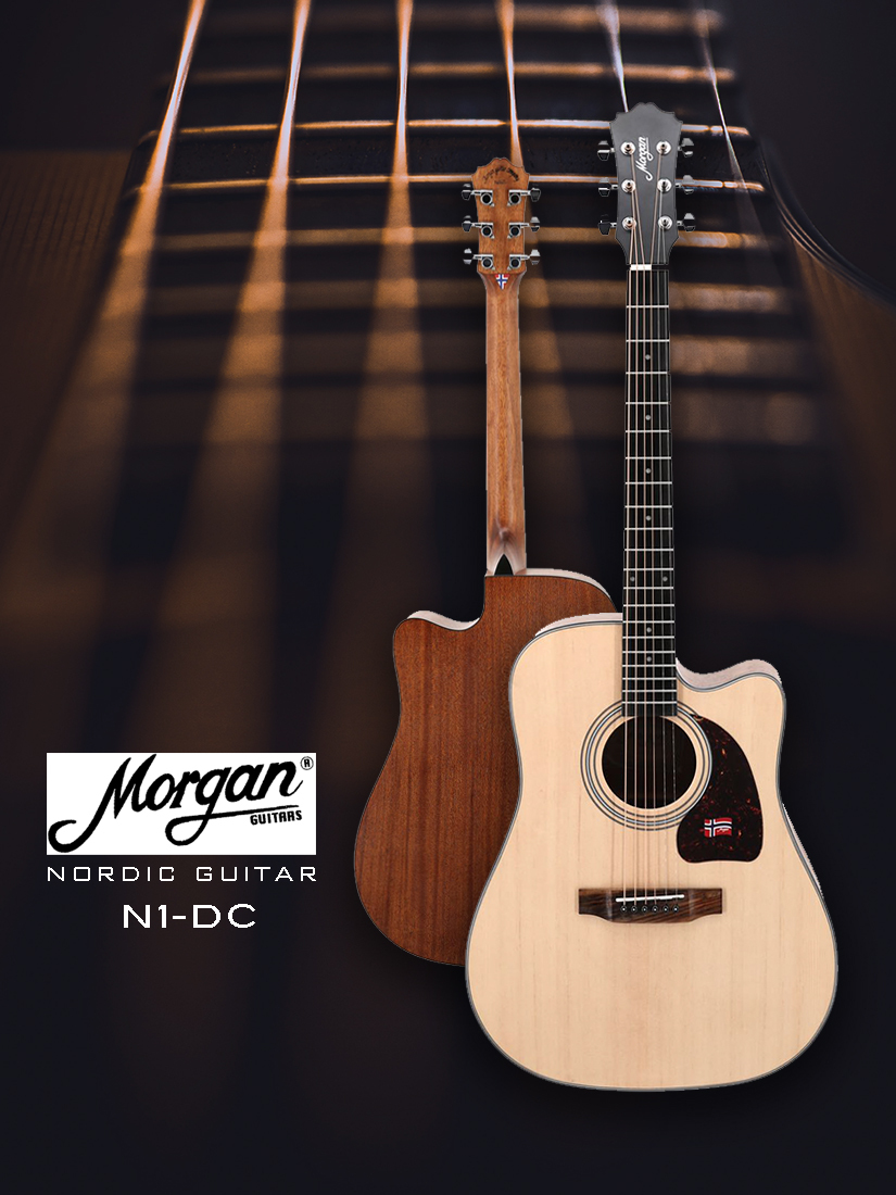 Morgan Nordic Acoustic Guitar 41" N1-DC