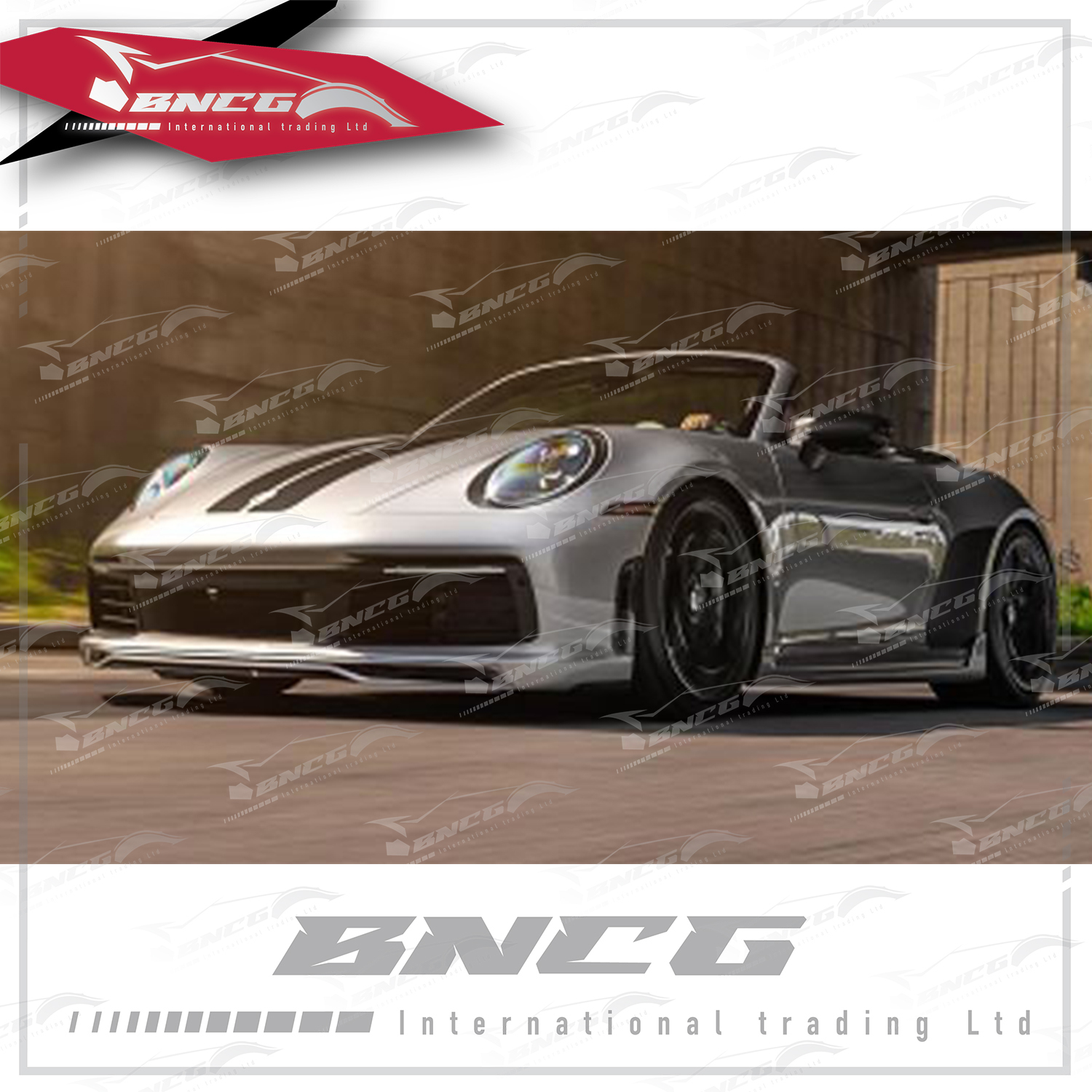 保時捷 Porsche 911 991 992 改裝 卡夢 乾碳纖維 空力套件 TECHART款 前保桿 風刀