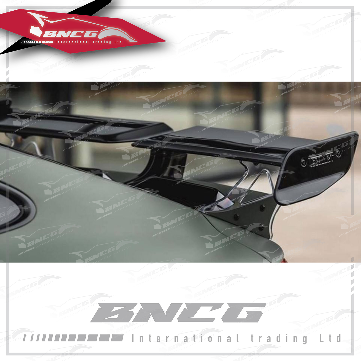 保時捷 Porsche 911 991 992 改裝 卡夢 乾碳纖維 空力套件 TECHART款 高腳式 尾翼