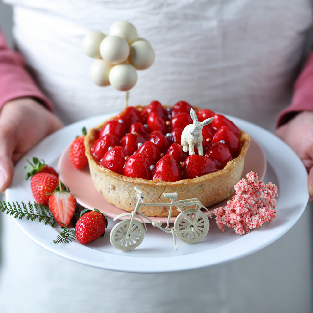 (預購)草莓乳酪塔--(8切)