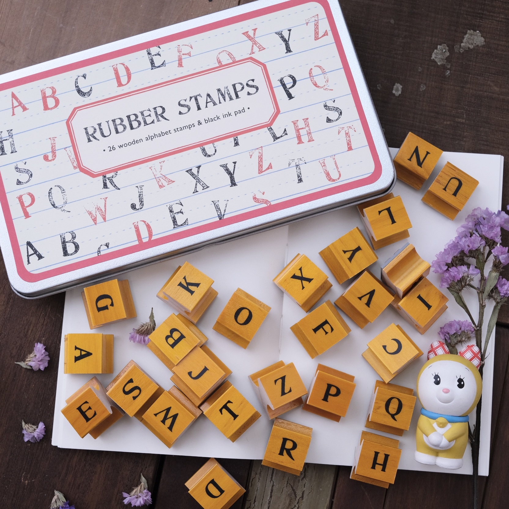 Cavallini & Co. - Capital letter stamp set