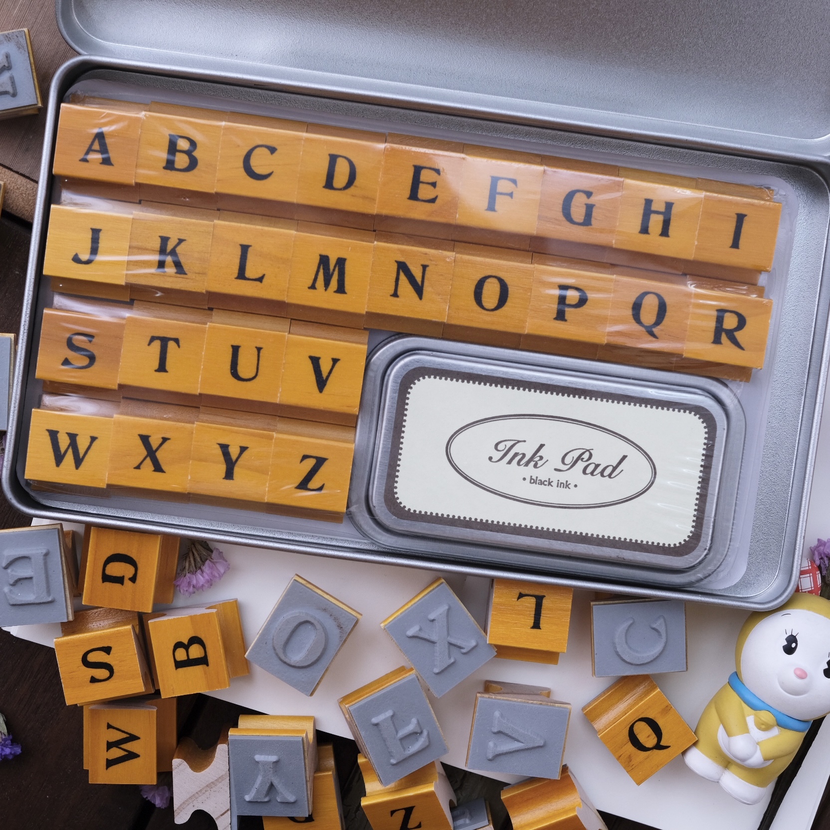 Cavallini & Co. - Capital letter stamp set