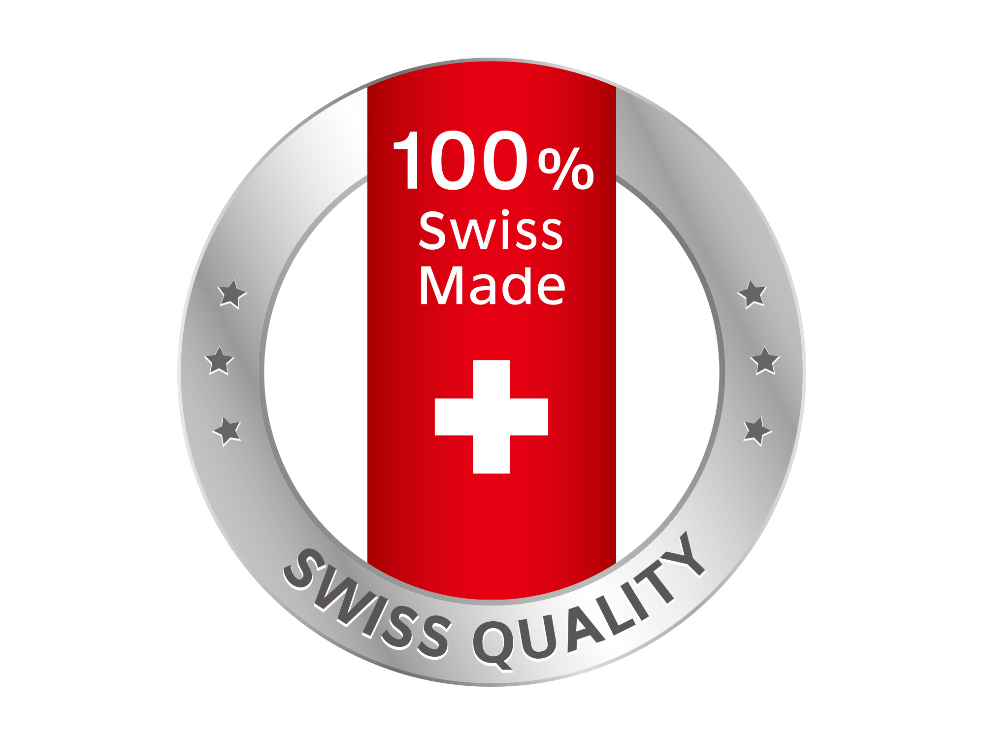 百通關100% 瑞士製造，通過歐盟嚴格品質把關，符合 Swiss Quality 高質量標準。