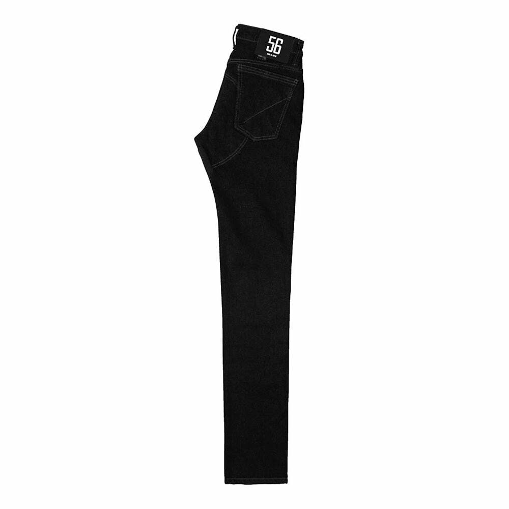 56DESIGN x KUSHITANI STRETCH SLIM FIT 黑色牛仔褲，日本製聯名修身版型