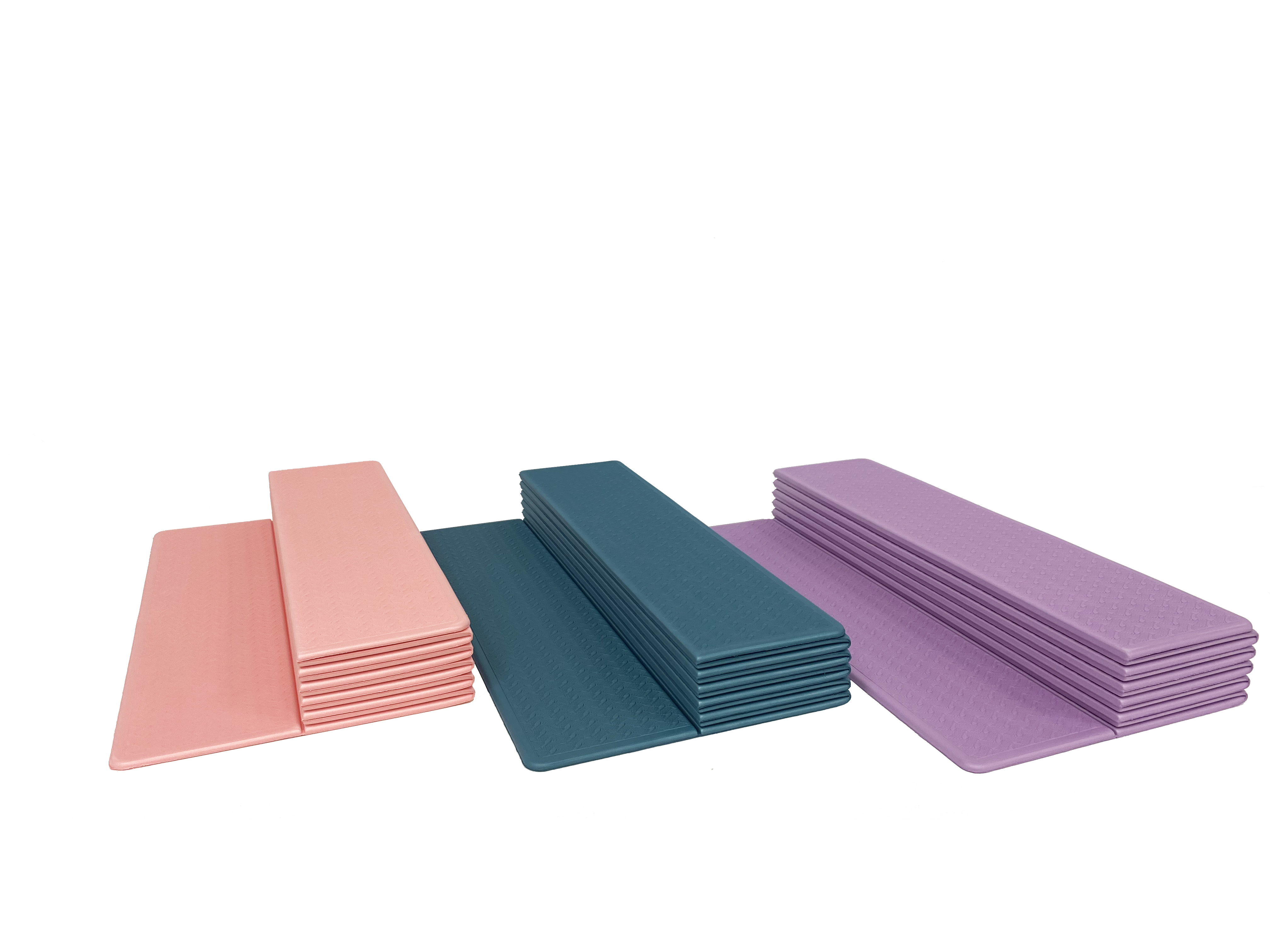 瑜珈墊 TPE摺疊瑜珈健身墊  MIT台灣製 6mm 免運 贈送可調收納背帶