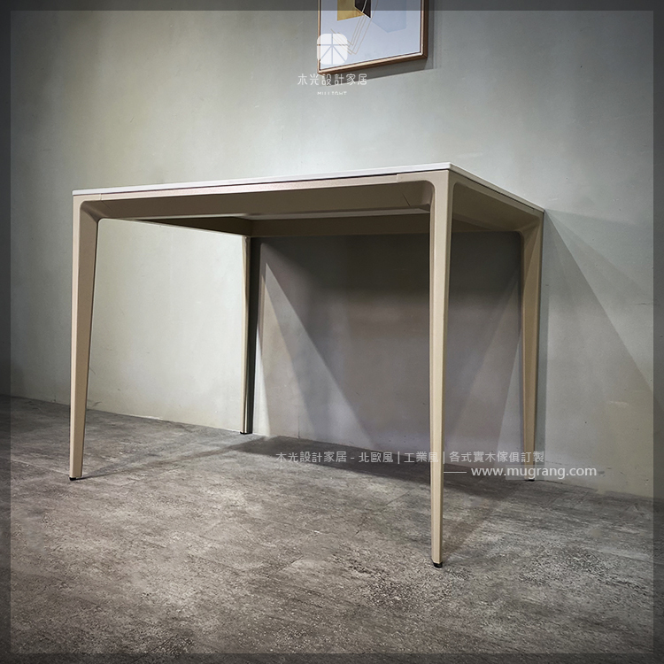 限時優惠-Hermes輕奢極簡四腳岩板桌(僅此一張)