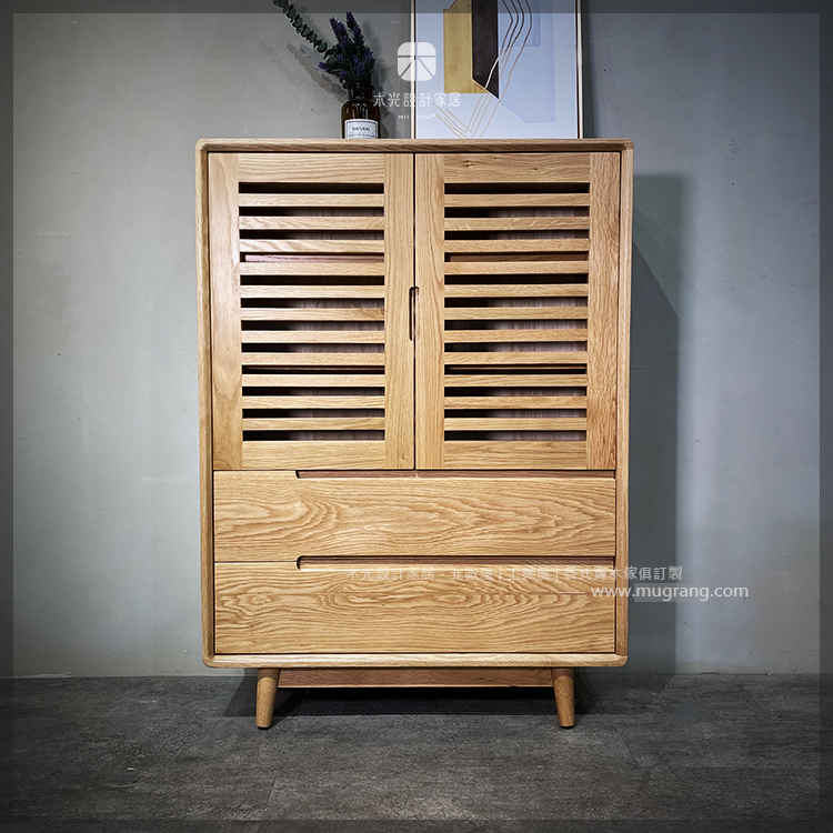 Esther-白橡木隔柵抽屜斗櫃|可訂製