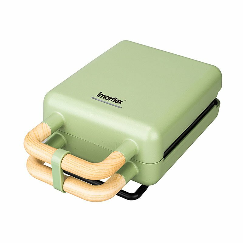 伊瑪  Imarflex   IWM-803‧三合一迷你鬆餅窩夫機‧3款烤盤: 日式鯛魚燒、圓形窩夫及方形夾餅‧香港行貨,原廠2年保養‧