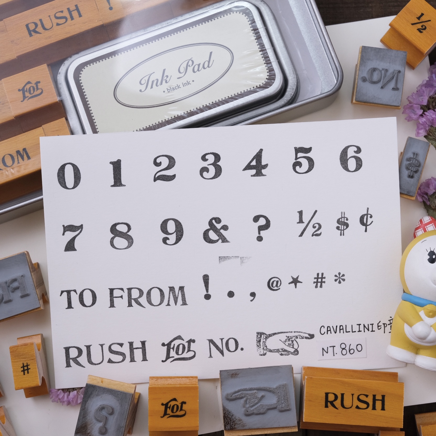 Cavallini & Co. - Butterfly stamp set