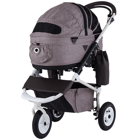 AirBuggy Dome2 M Brake Earth系列高級寵物手推車．棕色15kg