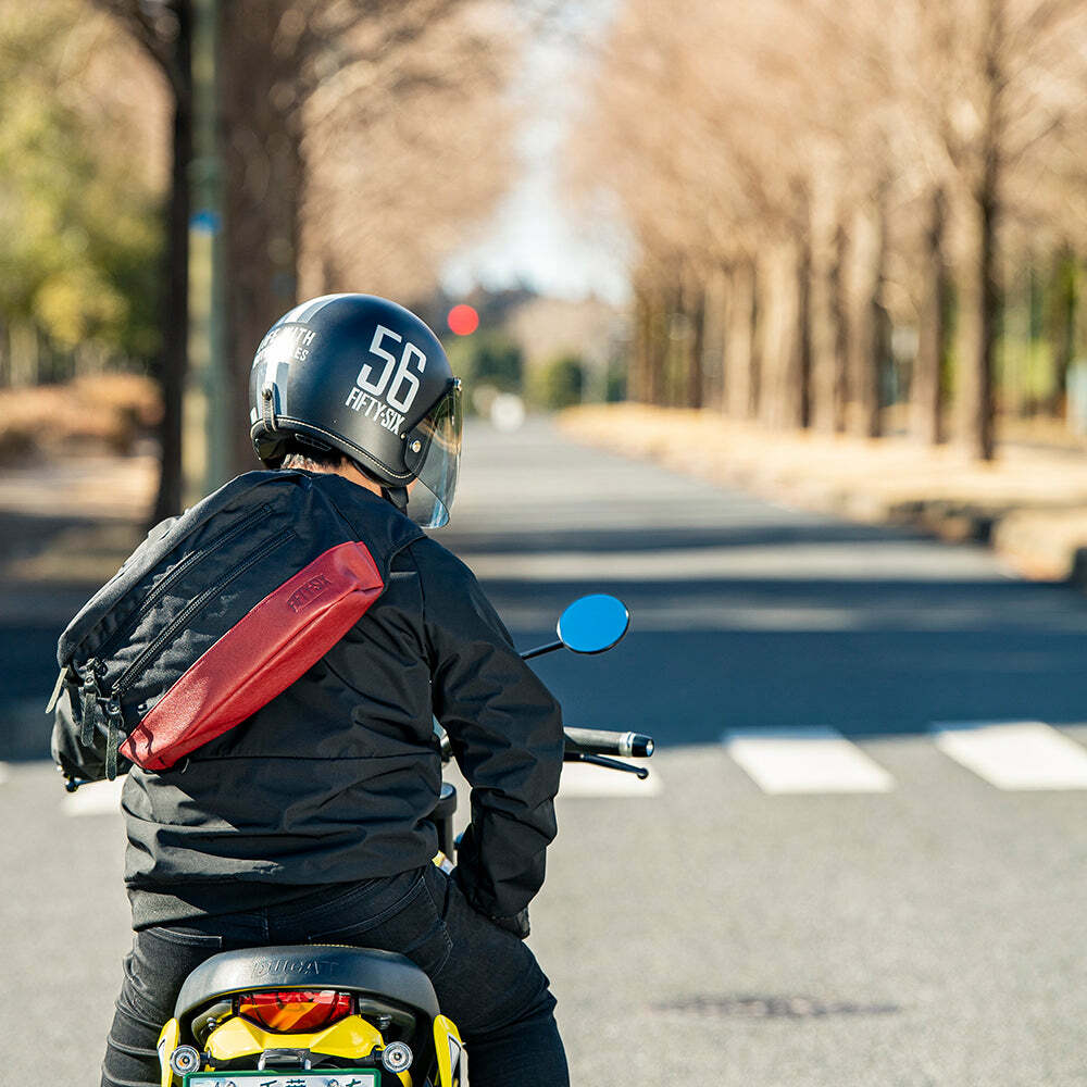 56DESIGN x WEST&BODY CORDURA BAG，日本製耐磨兩用腰包