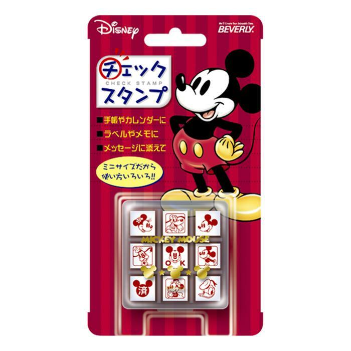 迪士尼 米老鼠 BEVERLY 授權小印章組 (9入組)