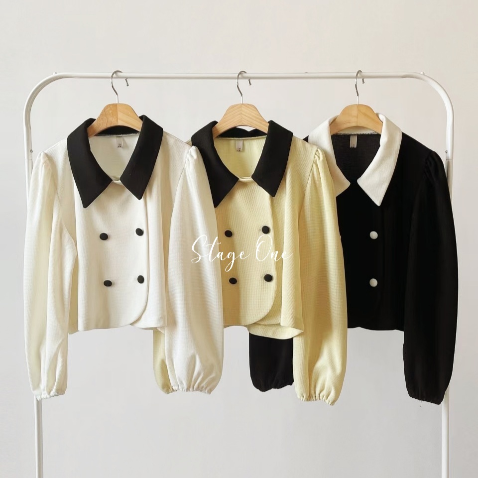 韓國製🇰🇷TP2251 雙排褸扣外套