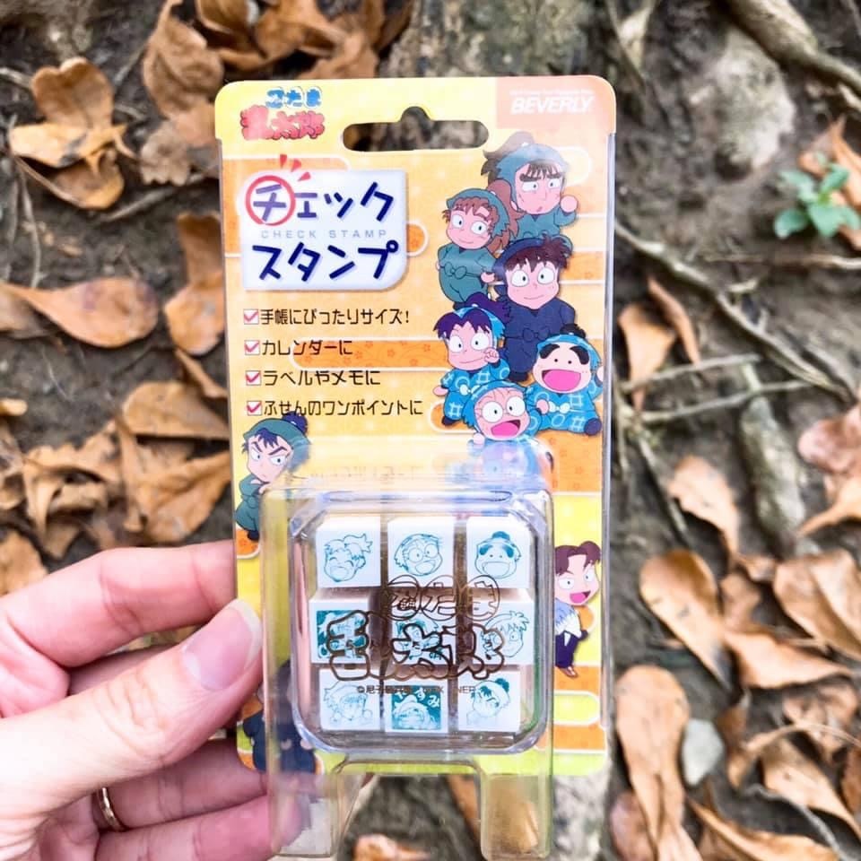BEVERLY Nintama Rantarō stamp 9piece
