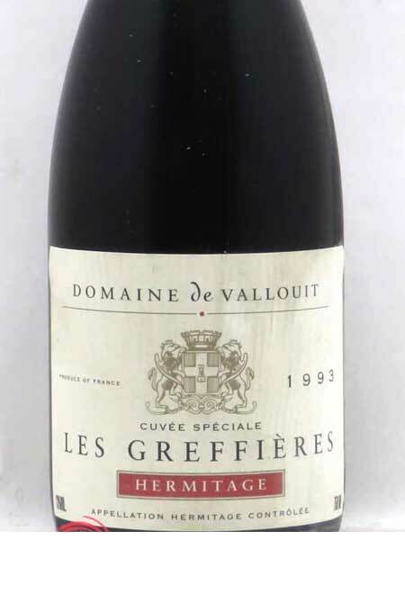 Domaine de Vallouit Hermitage Cuvee Speciale "Les Greffieres" 1998 (RP94)
