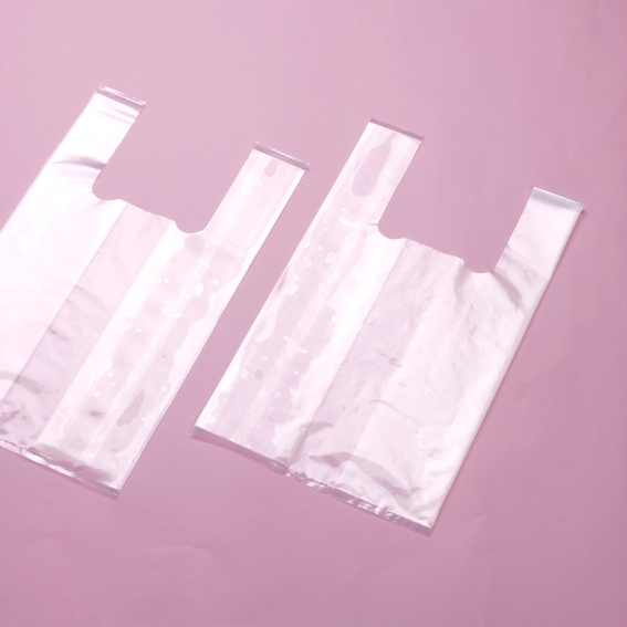 塑膠背心袋-透明 二杯 13號