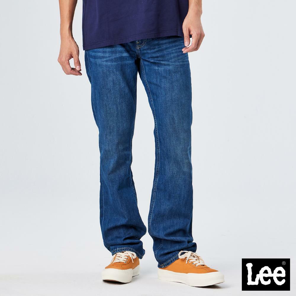 品牌推薦：「Lee」男款743中腰舒適直筒牛仔褲/RG