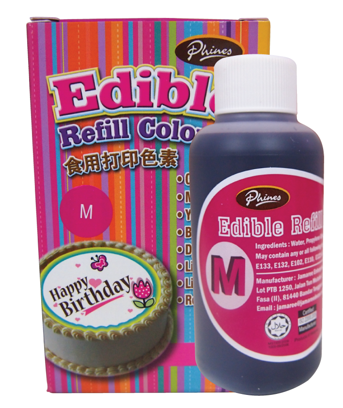 Edible Refill Ink 120ml/bottle
