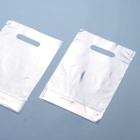 塑膠打洞袋-透明 大1折底 6號