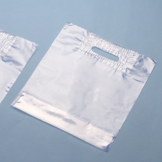 塑膠打洞袋-透明 大2折底 8號