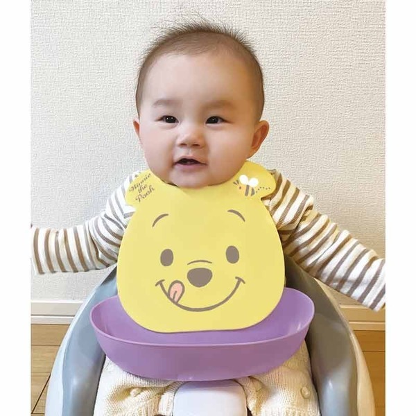 【預購】日本製 迪士尼 卡通嬰兒防水圍兜兜