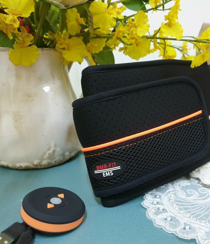 小冰推薦微電流炫腹爆汗健身按摩腰帶手臂，久坐族必備