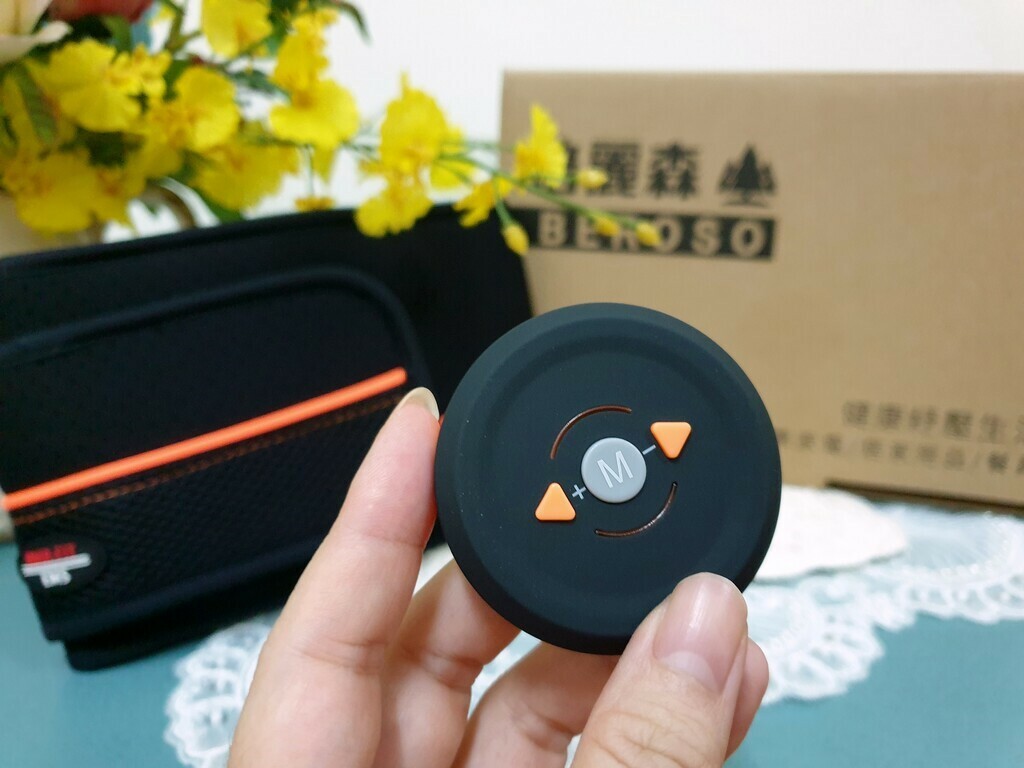 小冰推薦微電流炫腹爆汗健身按摩腰帶手臂，久坐族必備