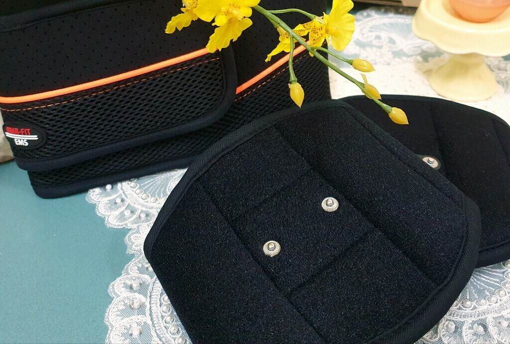 小冰推薦微電流炫腹爆汗健身按摩腰帶手臂，久坐族必備