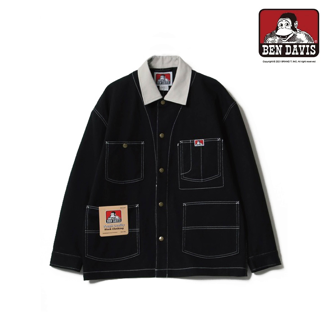 【 BEN DAVIS | 大口袋牛仔外套 - 黑色 】