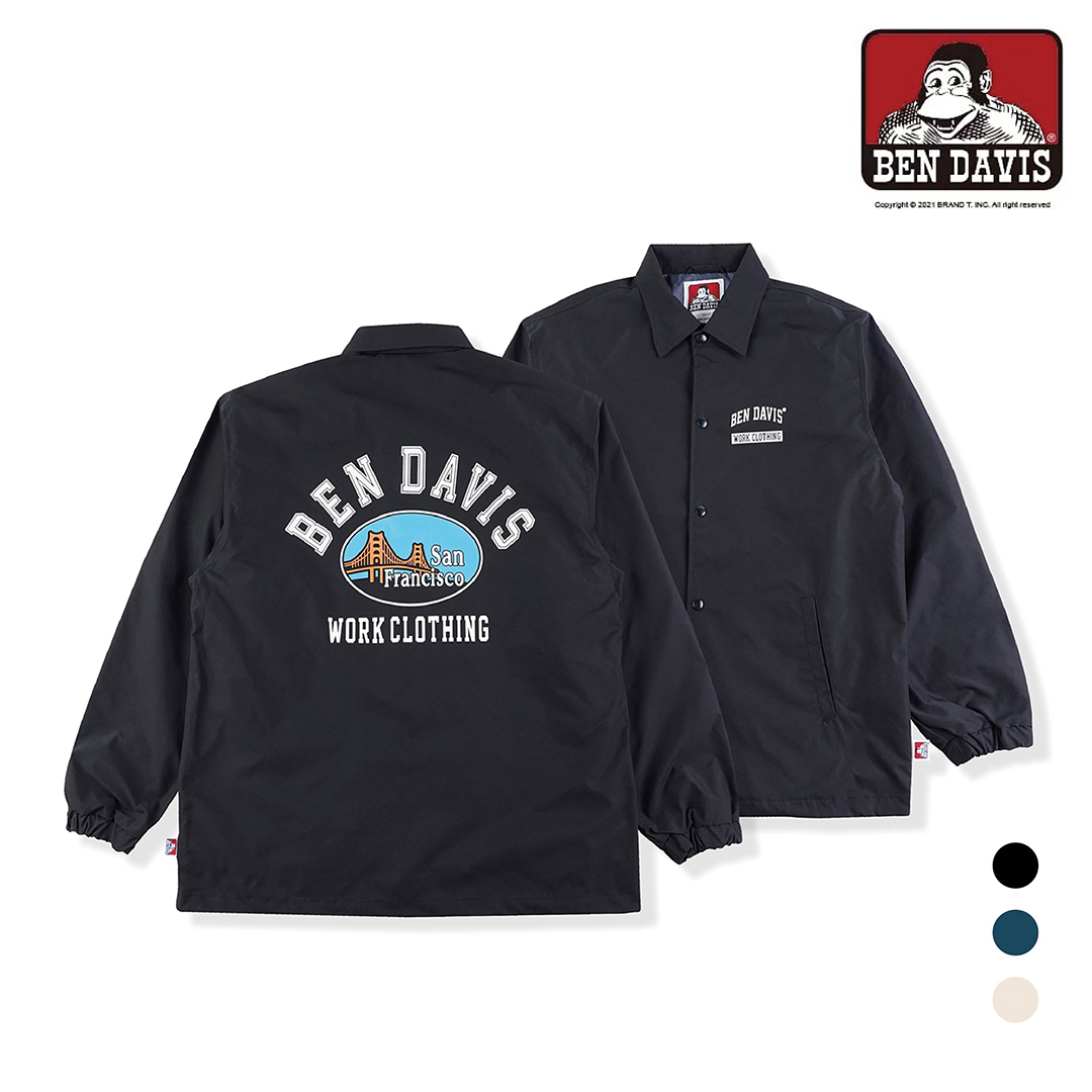 【 BEN DAVIS | 英文LOGO工作外套 - 3色 】