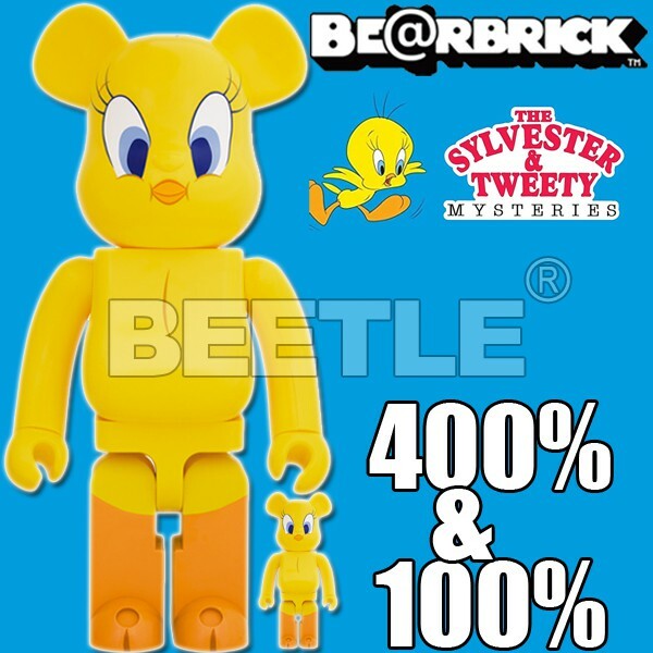 BEETLE BEARBRICK BE@RBRICK TWEETY 翠迪鳥崔蒂崔弟金絲雀