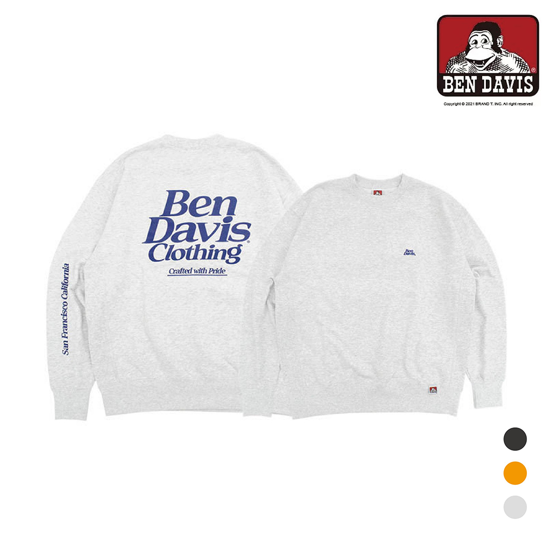 【 BEN DAVIS | 小英文LOGO大學TEE - 3色 】