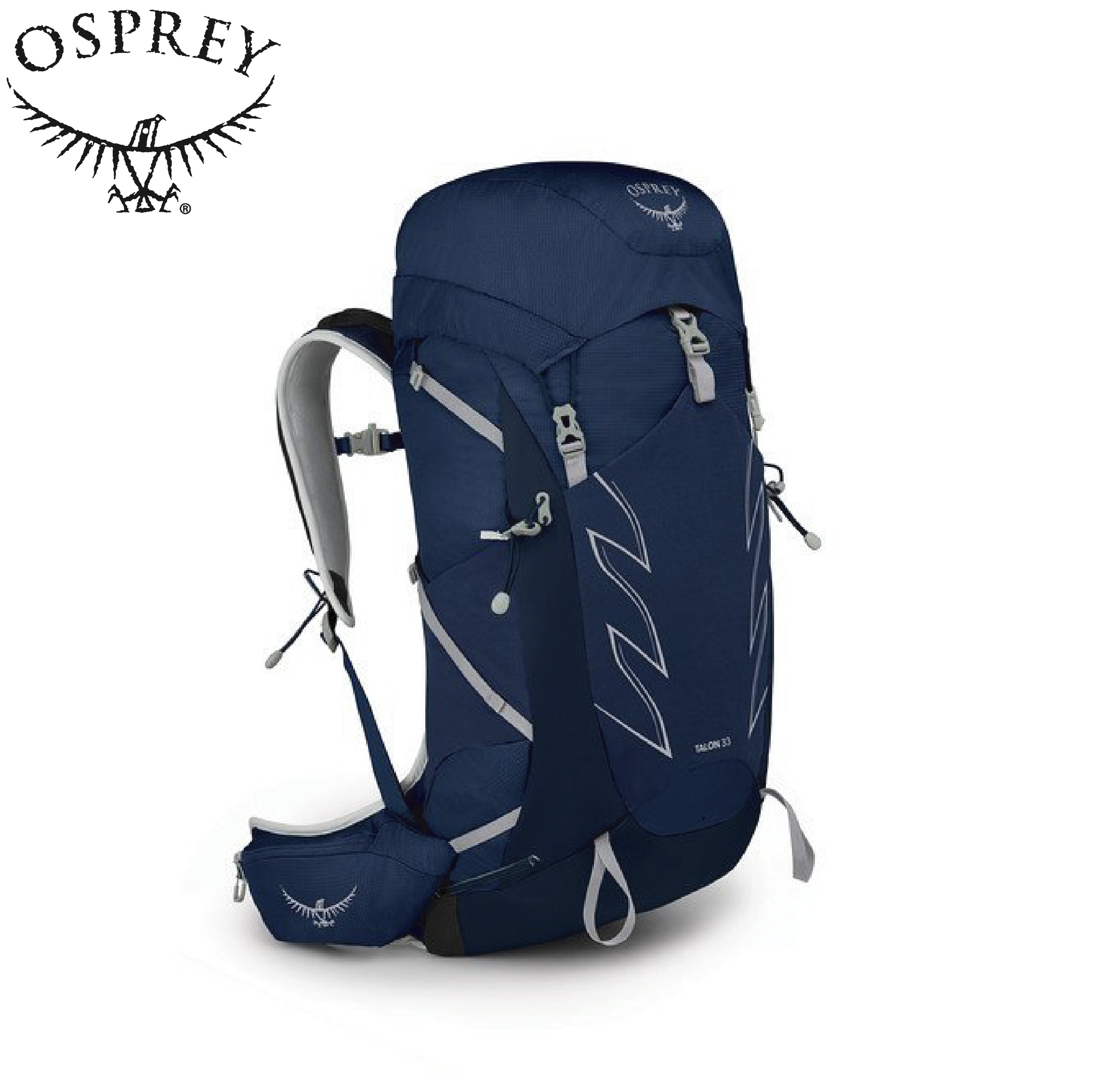 OSPREY Talon 33L 男款登山背包(陶瓷藍)多袋/後背/登山/攻頂包 72OS002699