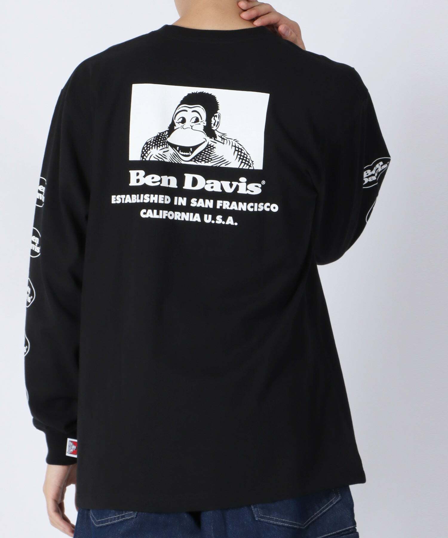 【 BEN DAVIS | 胸前英文LOGO長TEE - 3色 】