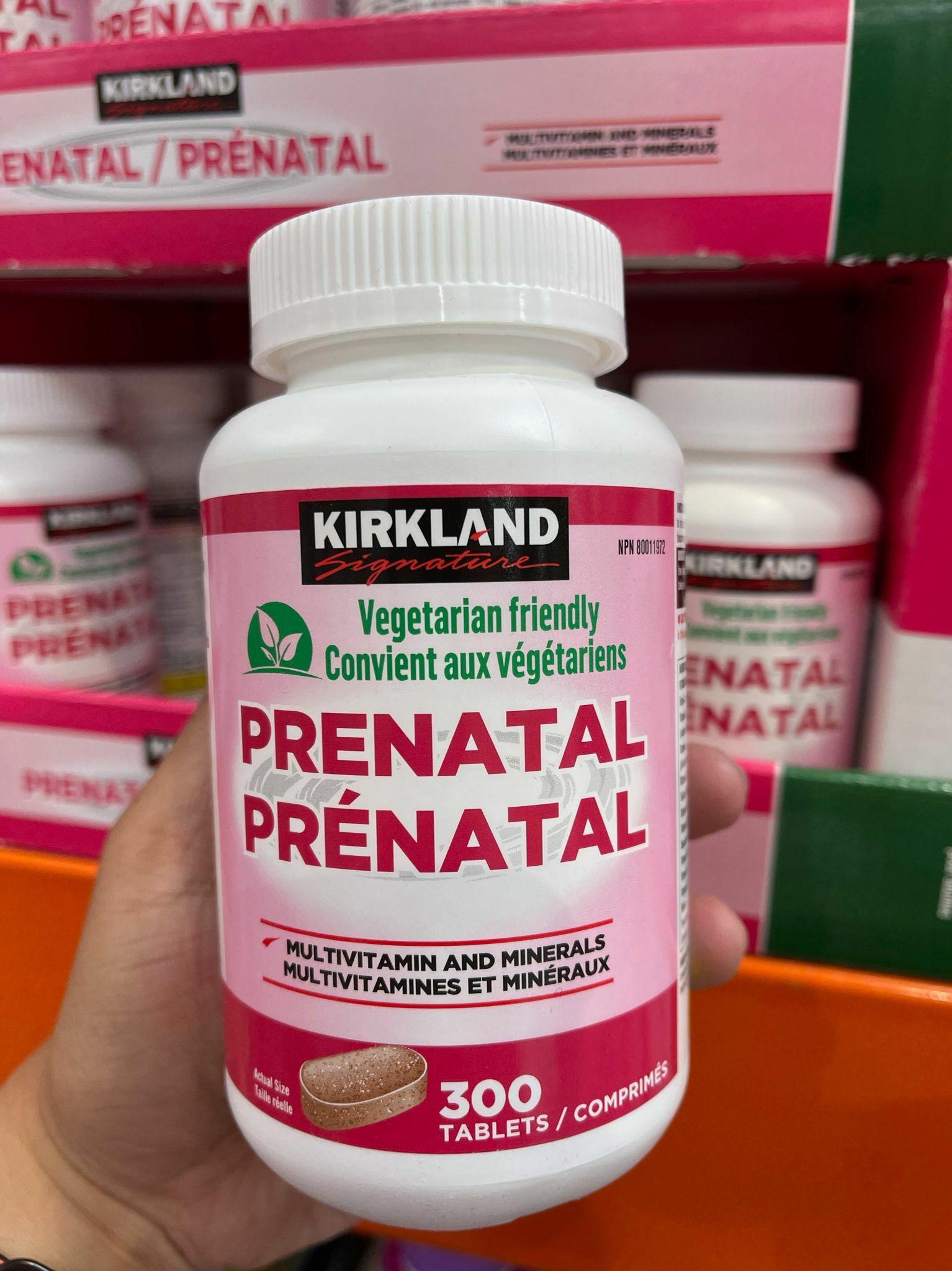 【Kirkland Prenatal 孕婦綜合維他命 300粒】