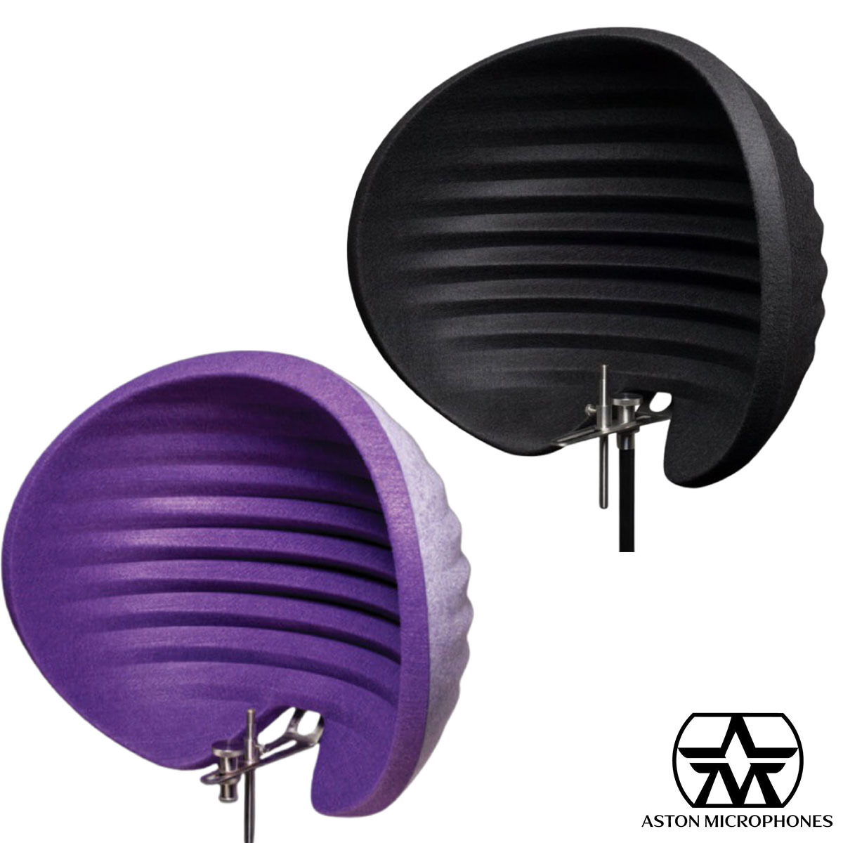 英國 Aston Microphones Halo 黑色/紫色 錄音室 麥克風 聲學擋板 隔音屏 吸音罩 防風屏