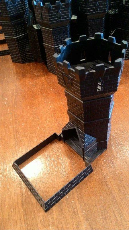 城堡骰塔(黑色、透明)