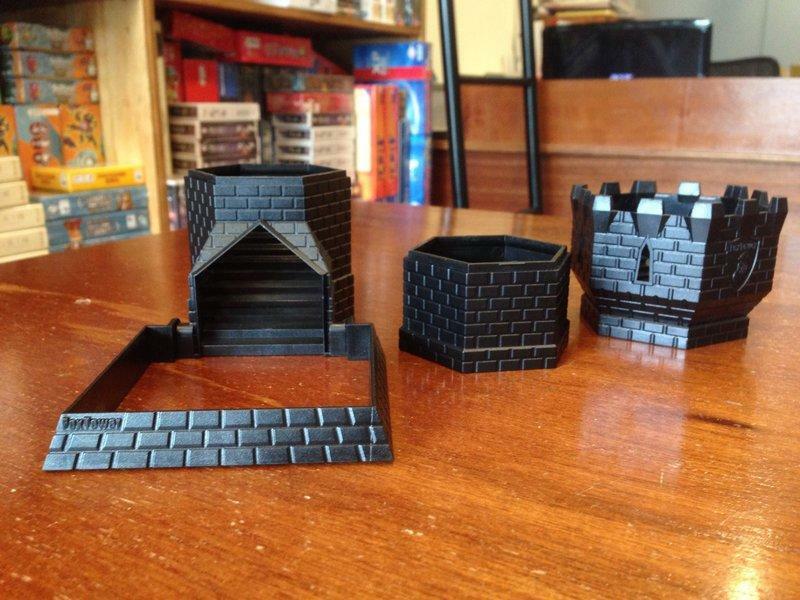 城堡骰塔(黑色、透明)