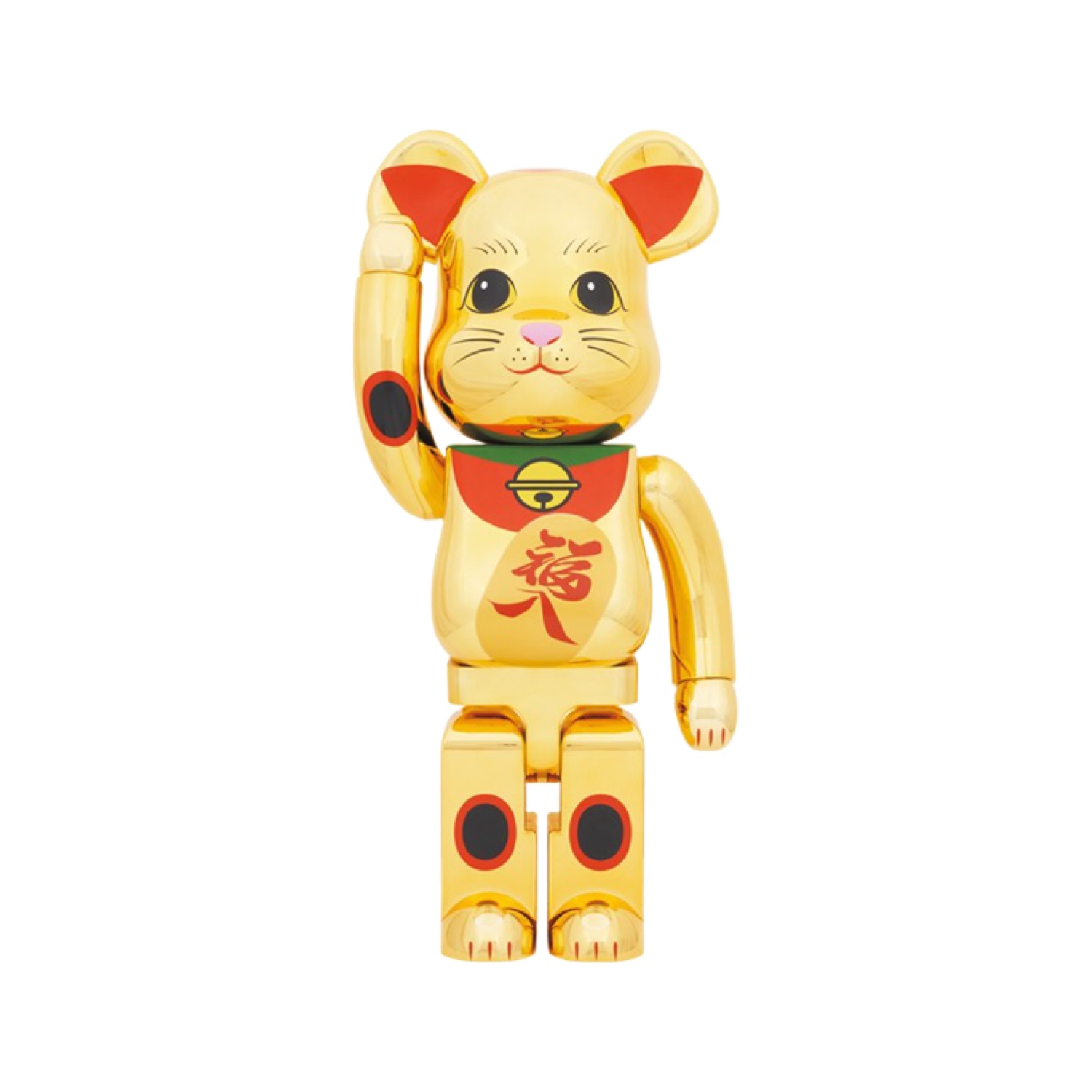 BE@RBRICK 招き猫 梅透明 100%×2 400%×2