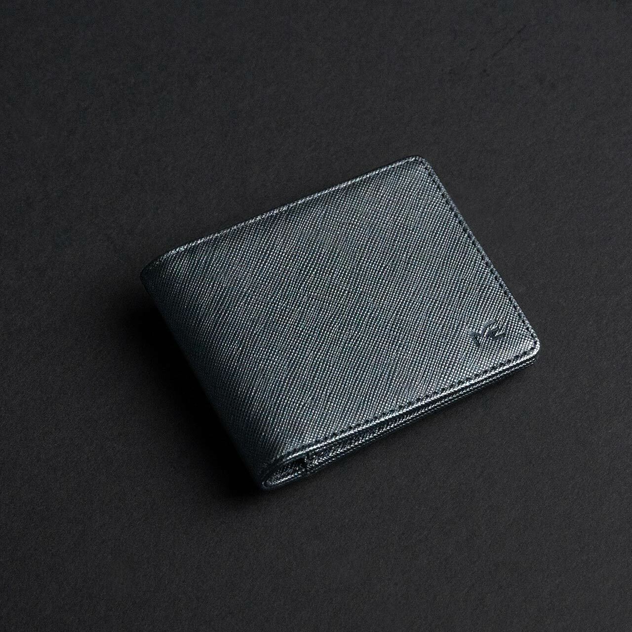 Me-nimal｜ME-FIT 橫款/十字壓紋牛皮皮夾