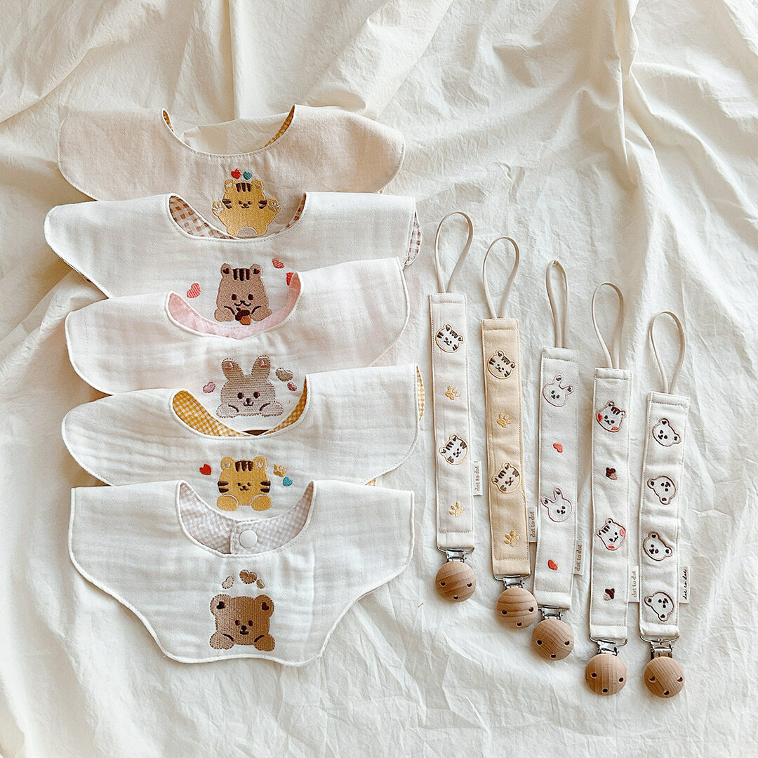 Dot to Dot 雙面口水肩