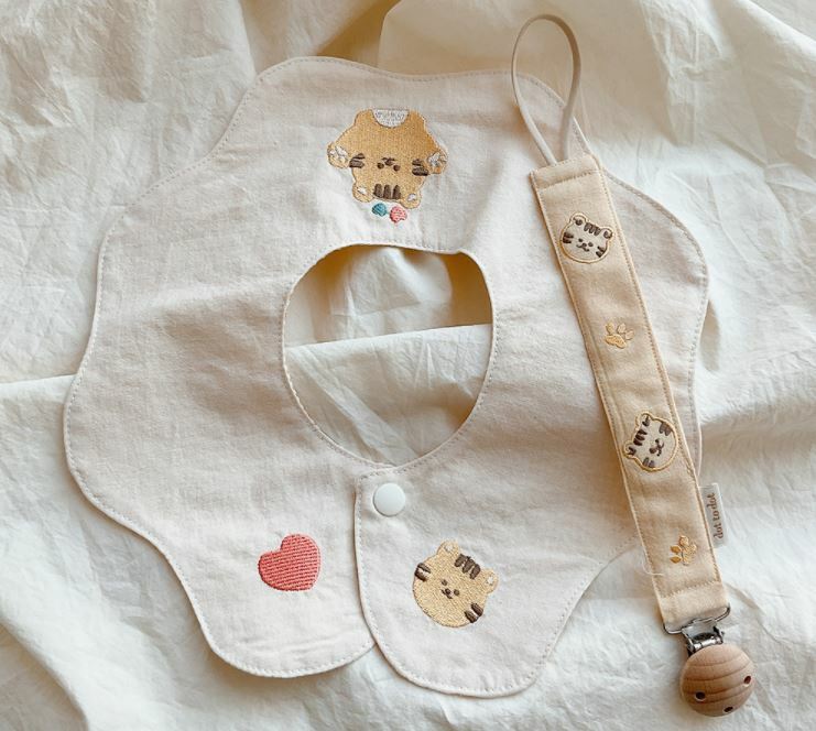 Dot to Dot 雙面口水肩