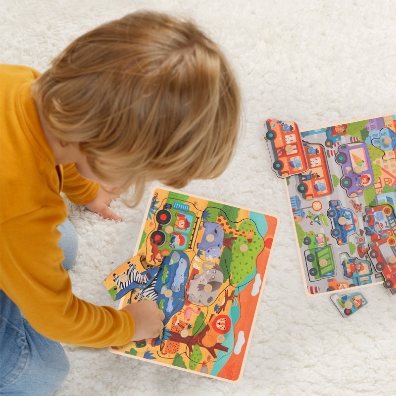 幼童大手抓拼圖