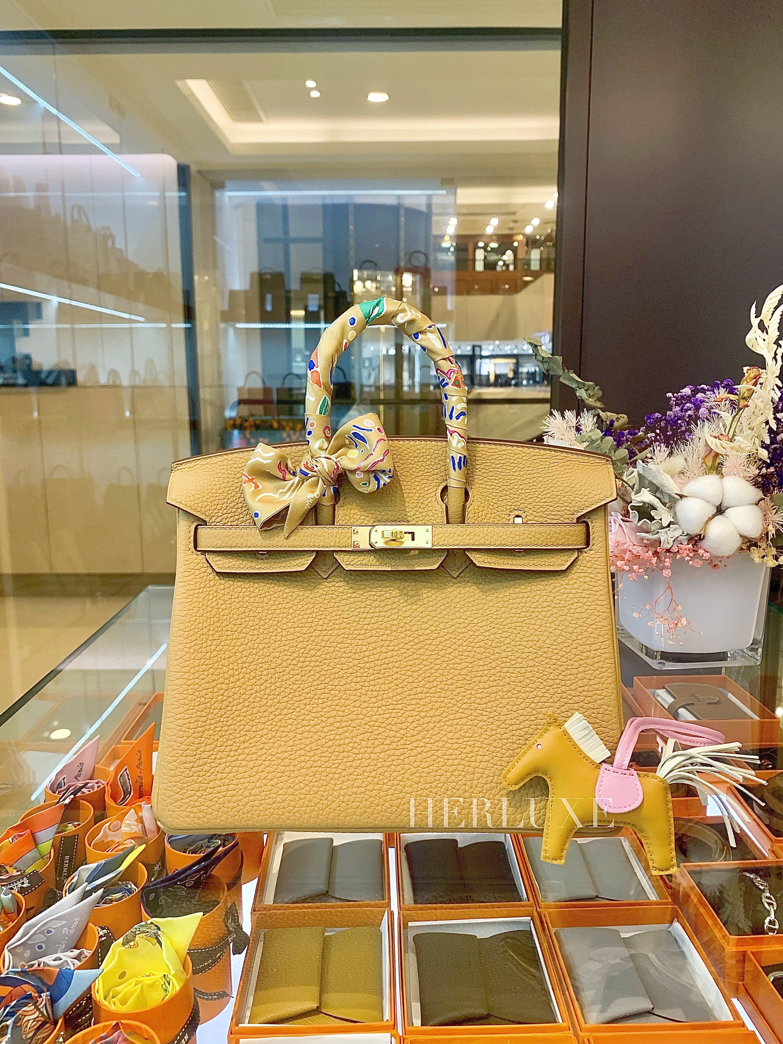 Birkin 25 4B biscuit cc togo K