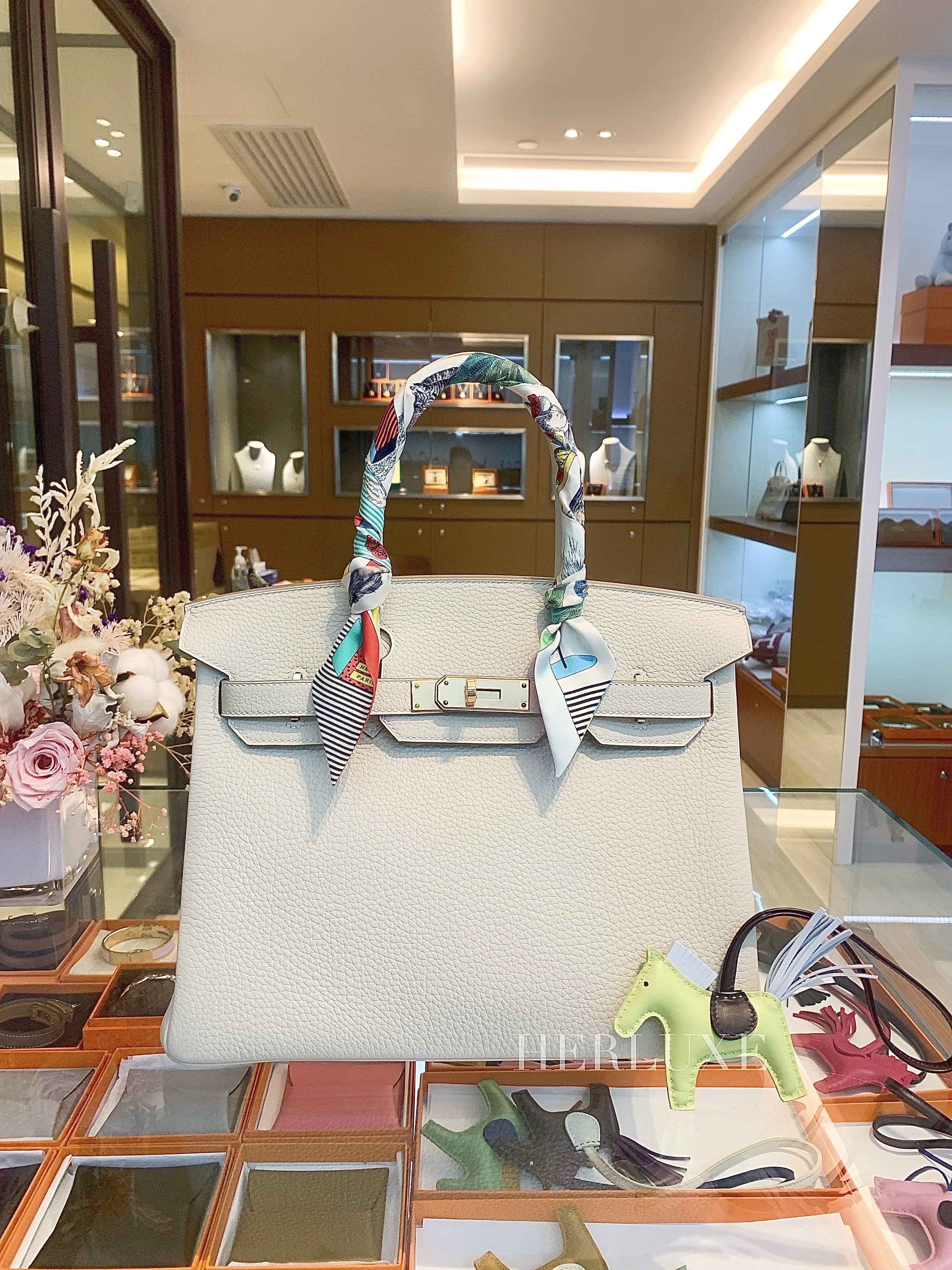 Birkin 30 10 craie cd togo U